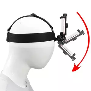 Áo ngực gắn trên đầu có thể điều chỉnh phát sóng trực tiếp Giá đỡ điện thoại di động Góc nhìn thứ nhất Quà tặng áo ngực cố định