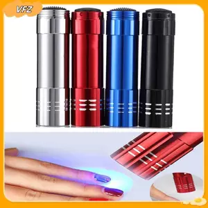 VFZ Nail Droger Mini 9 Led Verlichting Zaklamp Đèn Uv Draagbare Nail Gel Đèn Louislifecool