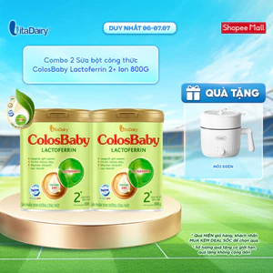 Sữa bột công thức ColosBaby Lactoferrin 2+ Lon 800G