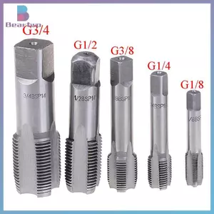 < beartwo > G1 / 8 1 / 4 3 / 8 1 / 2 3 / 4 HSS Taper Tap BSP Kim Loại Vít Thread Mới