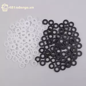 GE 100pc Nylon Máy Giặt Cho Trống Vít Trống Lug Màu Trắng Nylon Flat Wahser Thiness Sản Phẩm Nặng VN