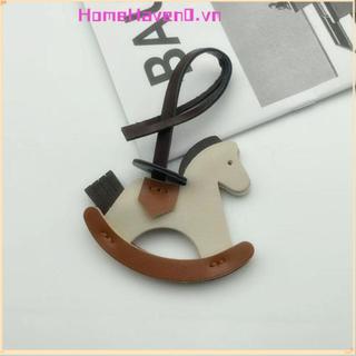 HOMEHAVEN Túi ngựa mặt dây chuyền, ví da PU dễ thương treo, phụ kiện túi DIY, quà tặng bền đẹp động vật