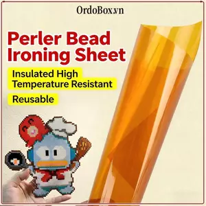 ORDOBOX 1 / 10 Cái DIY Puzzle Bean Tấm ủi đặc biệt, Phụ kiện đồ chơi thủ công Tấm ủi nâng cao, Máy hỗ trợ ủi Thảm sắt có thể tái sử dụng Tấm chống nóng hạt Perler