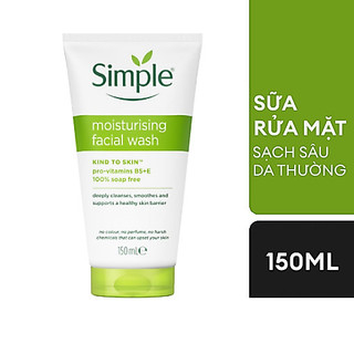 Sữa Rửa Mặt dạng gel Simple Kind To Skin Refreshing Facial Wash Gel