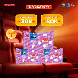 Combo 3 Phô mai Kiri vị mâm xôi 15C 78g