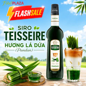 Siro Teisseire Hương Lá Dứa (Pandan) 700Ml Đậm Đà Hương Vị Tự Nhiên Cho Pha Chế