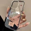 Ốp điện thoại mềm trong suốt chấm bi màu đỏ hoạt hình cho iPhone 17 16 15 14 13 12 11 Pro Max