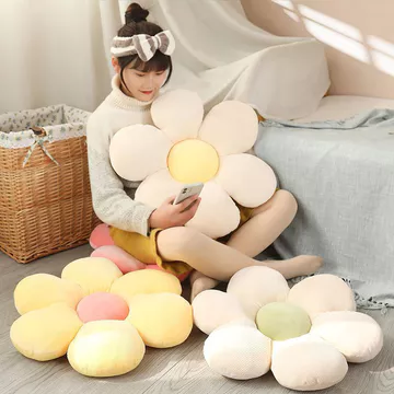 New Product#Little Daisy Pillow, Lumbar Cushion, Sofa Cushion, Floral Chair Pad, Cute Bedroom Cushion, Girly Office Cushion11Y