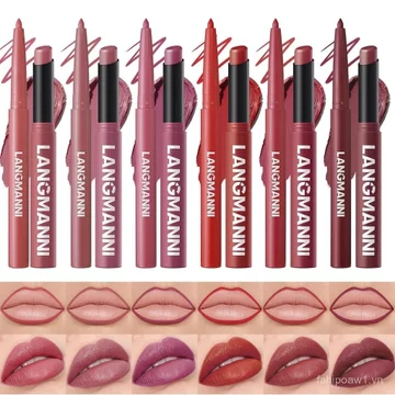 Bộ trang điểm môi 12 chiếc, 6 lớp lót môi + 6 thỏi son môi mờ, Rich ColorB | Bao gồm 6 lớp lót môi mịn và 6 son môi mờ kem màu phong phú để trang điểm tiệc tùng hoặc hàng ngày lâu trôi