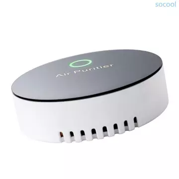 Soc * Máy làm sạch không khí để bàn Máy lọc không khí có thể sạc lại USB Máy lọc không khí du lịch Kết cấu ABS
