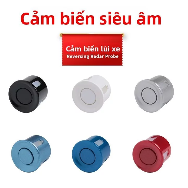 Cảm biến cảm ứng radar lùi ô tô 22mm siêu âm chống va chạm bền đẹp giao nhanh