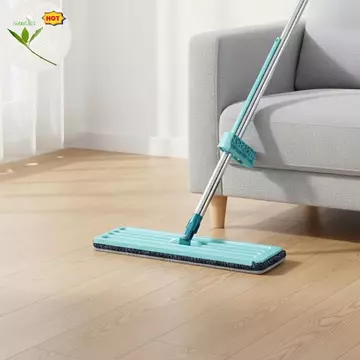 Maud Flat Floor Cây lau nhà Bóp Cây lau nhà miễn phí Vòng lau sàn Cây lau nhà Tấm lót sợi nhỏ Cây lau nhà lười Sử dụng ướt hoặc khô Dụng cụ làm sạch nhà EN