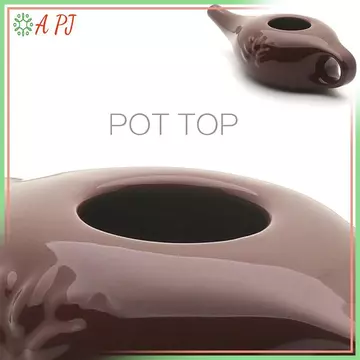 [APJ] 250ml Gốm Neti Pot Hệ thống rửa mũi Bộ dụng cụ rửa mũi cho viêm mũi xoang Dị ứng Mũi Yoga Detox Rinse [MỚI]