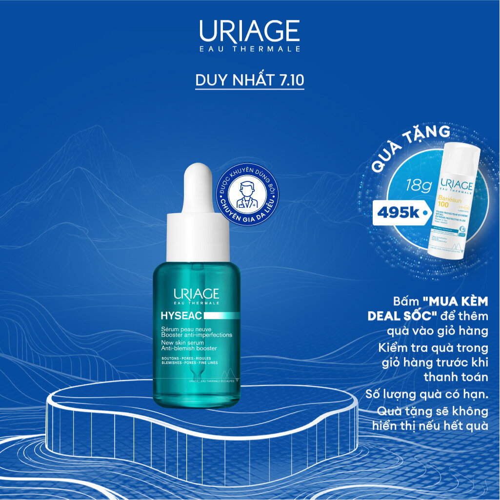 Serum giảm mụn, kháng khuẩn, giảm nhờn HYSEAC SÉRUM BOOSTER ANTI-IMPERFECT 30ml