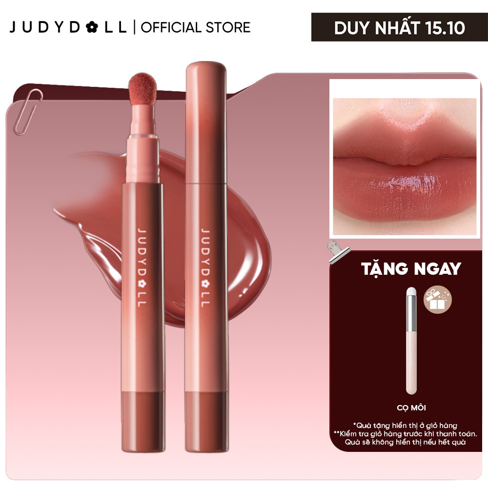 [Mới] Son Đầu Bông JUDYDOLL Satin Lip Cream Son Kem Mịn lì Mờ vân môi Chuẩn màu 2.6ml