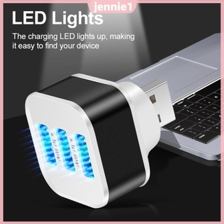 【Hot】Bộ chuyển đổi 3 cổng USB2.0 HUB Bộ sạc điện thoại di động nhanh có đèn báo LED