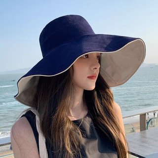 Mũ Nữ Mùa Hè Chống Tia Cực Tím Vành Lớn, Phù Hợp Đi Du Lịch và Hàng Ngày