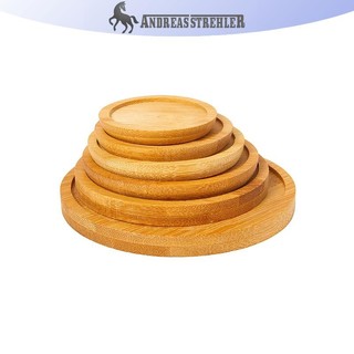 Onetimingfine 1 Khay Tre Chân Đế Cây Tròn Cho Nồi Dụng Cụ Làm Vườn VN