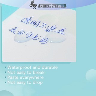 Onetimingfine 50 tờ Giấy ghi chú trong suốt PET chống thấm nước Danh sách việc cần làm hàng ngày VN