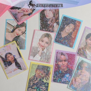 Onetimingfine 50 Chiếc Tay Thẻ Kpop 61x91mm 20C Trái Tim Cho Holo Bưu Thiếp Top Tải Phim Photocard Trò Chơi Thẻ Bảo Vệ VN