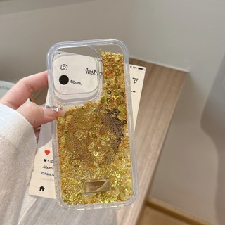 Phong Cách Trung Hoa Vàng Cá Chép Cá Lấp Lánh Kim Sa Lấp Lánh Kim Sa Lấp Lánh Trong Suốt Acrylic Ốp Lưng Điện Thoại iPhone 17Promax 17Pro 17Pro 11 12 13 14 15 16 Pro Max 15Plus Vỏ Di Động