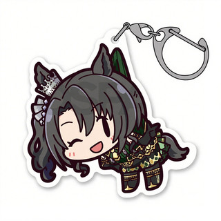 Umamusume: Pretty Derby Eishin Flash Cosplay Keychain Acrylic Keyring Pendant Key Chain Ornament Figure Accessory Cute