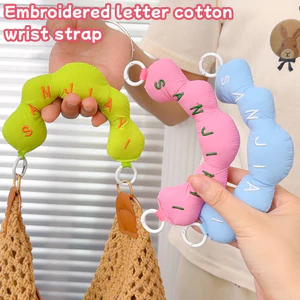 3 Dây đeo cổ tay bằng Polyester có thêu | Đệm Mềm Thoải Mái & Giá Đỡ Điện Thoại An Toàn | Phụ kiện đa thiết bị cho máy ảnh / túi / chai nước (7 màu)