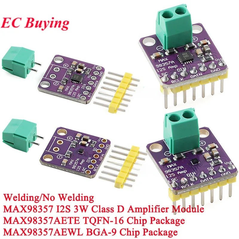 2 Cái / 1 Cái MAX98357 I2S 3W Class D Khuếch Đại Đột Phá Giao Diện DAC ...