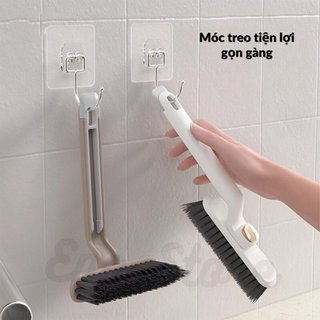 [Bản lớn] Bàn chải vệ sinh có tay cầm cọ góc tường, khe hẹp, xoay 360 độ - tiện dụng, đa năng