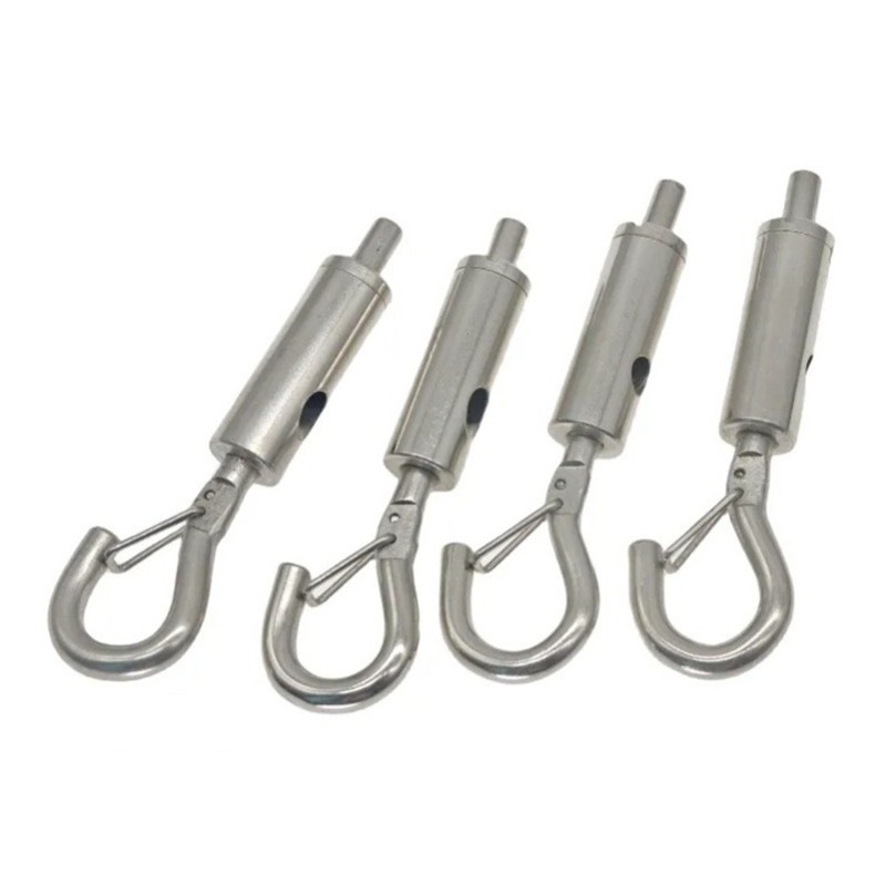 Móc treo dụng cụ bằng đồng MỘT có khóa an toàn Tính năng Dây tiết kiệm không gian Móc lò xo