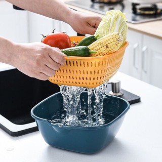 Bộ thau rổ nhựa 6 món - đa năng, tiện dụng