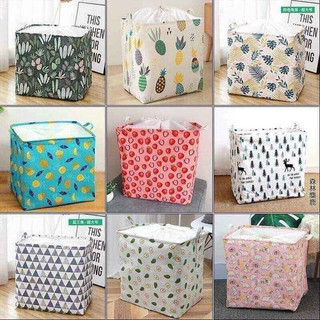 Túi đựng chăn mền, quần áo size lớn có dây rút tiện dụng