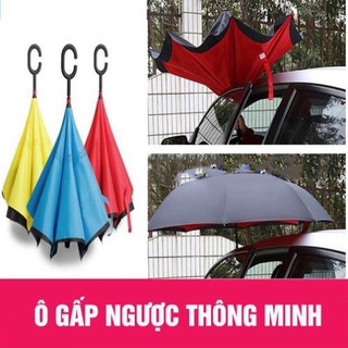 Ô dù gấp mở ngược dùng cho xe hơi, ô tô - tiện dụng, thông minh