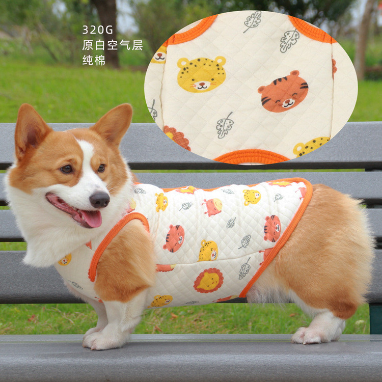 Thú Cưng Thú Cưng Teddy Corgi Quần Áo Chó Thu Đông Áo Ấm Chăn Thú Cưng Loungewear Một Mảnh Lô Hàng