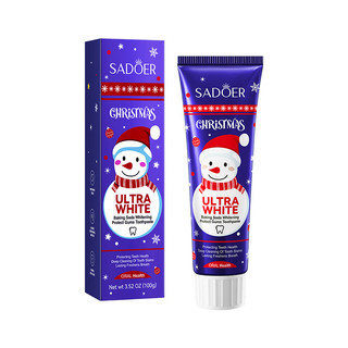Kem Đánh Răng Toàn Bộ SADOER Giáng Sinh Baking Soda Gum Bảo Vệ Kem Đánh Răng Răng Sạch 25.10.19