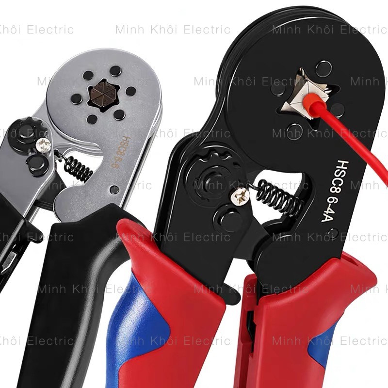 Kìm bấm cos vuông HSC4,kìm bấm cốt lục giác,kìm uốn dây điện,kềm bấm cos pin,kìềm bấm cos kim,kìm cos,kềm cos,kiềm cos