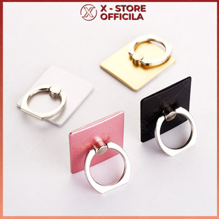 Nhẫn dán lưng điện thoại Iring, giá đỡ chống rơi xoay 360, móc đeo điện thoại nhiều màu Đen, Xám, Đỏ, Vàng, Hồng GDDTIR