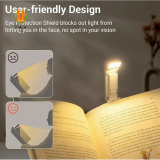 Đèn đọc sách LED có thể điều chỉnh độ sáng - Kẹp đánh dấu bảo vệ mắt USB di động