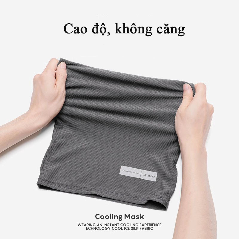 M7 Khăn Che Mặt Chống Nắng Khẩu Trang Vải Nam Nữ Dáng Ống Protect Style Hàn MALAN