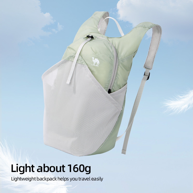 Ba lô chống nước ngoài trời CAMEL CROWN 14L, ba lô có thể gập lại nhẹ
