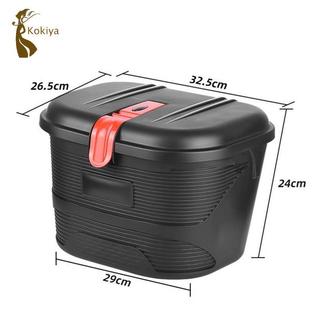 Giỏ xe đạp điện chống nước, có khóa và nắp tiện lợi