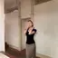 Phân tử trí tuệ thời trang miu Phong cách mùa hè Retro Kẻ sọc Mông Thiết kế cảm giác Váy chữ A