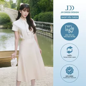 Chân Váy Xuân Hè Dáng Dài 4L03.2601. Chân Váy Dài Thanh Lịch, Dễ Phối, Đi Làm & Dạo Phố. Chân Váy Công Sở Thanh Lịch JM