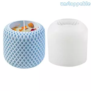 Unstop * Khuôn Silicon Handmade Khuôn Cốc Khuôn Hình Tròn Giá Đỡ Khuôn Kết Cấu Silicon Thủ Công Khuôn Cho Cốc