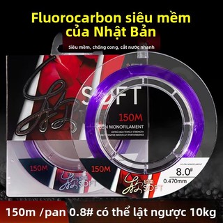 Dây câu lụa Fluoro nhập khẩu từ Nhật Bản - Super mềm mại và căng thẳng với chất liệu Nylon cao cấp