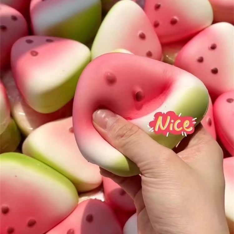 Da Tuyết Dưa Hấu Pinch Nhạc Phục Hồi Chậm Giải Nén Giá Trị Cao Thông Hơi Đồ Chơi Gian Hàng Bán Buôn Siêu Mềm Giải Nén Grip