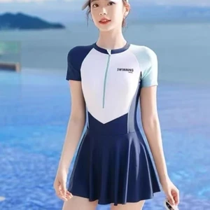 4ASH Đồ Bơi Nữ Bảo Thủ Mùa Xuân Nóng Một Mảnh Đồ Bơi 2026 Phong Cách Mới Mùa Hè Chuyên Nghiệp Bao Bụng Ôm Hơn Nhìn Kích Thước Lớn