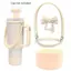 Bộ Phụ Kiện Tumbler Không Chứa BPA Có Dây Đeo Tay Nắp Ống Hút Nơ Phù Hợp Với Ống Hút 10 Mm Dùng Cho Thể Thao Ngoài Trời Sử Dụng Hàng Ngày [VN]