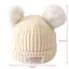 Mũ dệt kim ấm áp cho trẻ em mùa đông có Pompom Mũ beanie dệt kim trẻ em Màu trơn Mũ trẻ em cho bé trai bé gái Phụ kiện VN