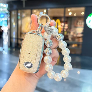 KHÓA XE FOB BÌA VỚI KEYCHAIN Fit Perodua Toyota Xe Điều Khiển Từ Xa Vỏ Bảo Vệ Phụ Kiện Ô Tô